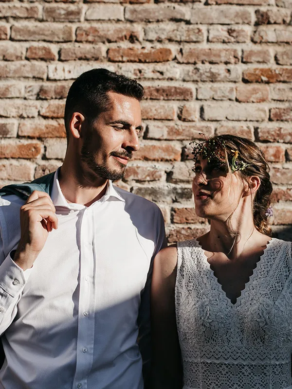 Abito da sposa semplice e contemporaneo, Tulle Sposa Torino